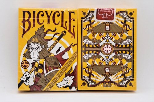美國進口 Bicycle Wukong Rebellion Yellow 收藏 撲克牌