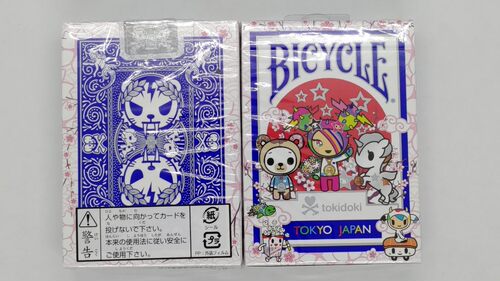 美國原裝進口 Bicycle TOKIDOKI SPORTS BLUE 花切收藏 撲克牌