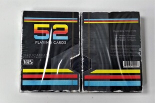 美國進口 VHS Playing cards 卡帶 录像带 经典怀旧收藏 撲克牌