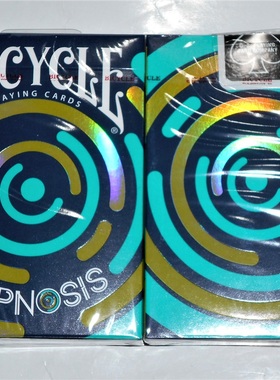 美國原裝進口 Bicycle Hypnosis playing cards 催眠 花切 撲克牌