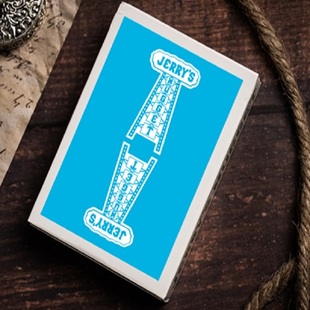 美國進口 Jerry's Nugget Icey Blue 标记号牌限量 天梯扑克牌