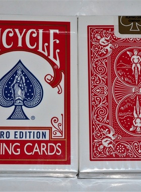 美國進口 Bicycle Faro Gilded 紅色 菲罗 無點數 限量 撲克牌