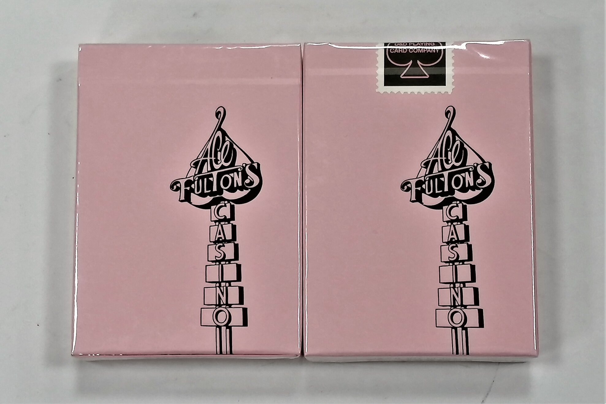 美國原裝進口 DD Ace Fulton's Pink 粉色富爾頓 收藏 撲克牌