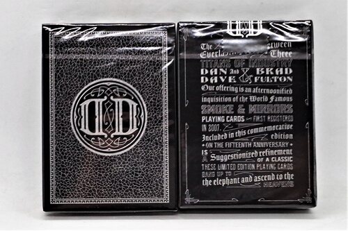 美國進口 Smoke & Mirrors 黑 15周年紀念版 DD 花切收藏 撲克牌