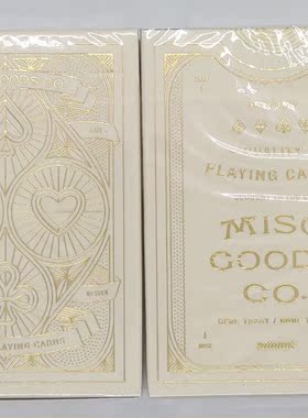 美國原裝進口 MGCO MISC Goods Co 系列 花切收藏 撲克牌