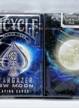 美國原裝進口 Bicycle Stargazer New Moon 新月 花切收藏 撲克牌