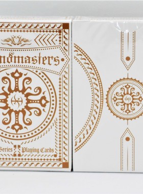 美國原裝進口 GRANDMASTERS Casino 大師  平面 收藏撲克牌