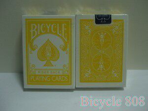 美國原裝進口 BICYCLE 黄背/黄面YELLOW DECK 撲克牌