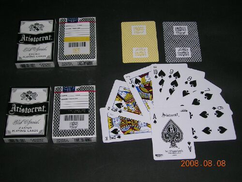 美國原裝進口 Grand Casino Aristocrat 撲克牌 賭場牌 黑