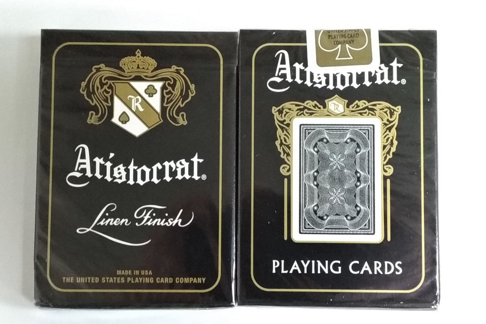 美國原裝進口 Aristocrat Black DD 黑色贵族 撲克牌