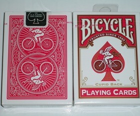 Bicycle Historic design Cupid back 金天使丘比特 紅色撲克牌