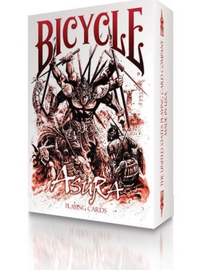 BICYCLE ASURA 阿修羅PLAYING CARDS 紅色 撲克牌