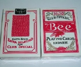 美國原裝進口 Bee 1902 Erdnase smith 红背 蜜蜂撲克牌 絕版