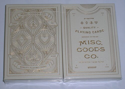 MISC GOODS playing cards V3 藍及象牙白 撲克牌