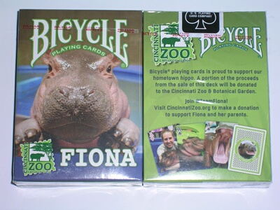 美國原裝進口 Bicycle Fiona Playing Cards 小河馬 撲克牌