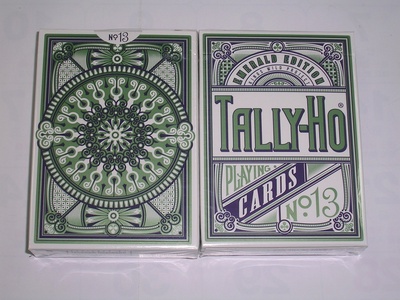 美國原裝進口 Emerald tally ho display deck 花切收藏 撲克牌