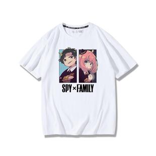 间谍过家家联名学生t恤男女短袖阿尼亚达米安周边二次元动漫衣服
