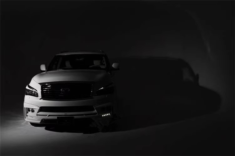 ROWEN 英菲尼迪 QX80 狼炎包围 QX56改装 前唇 后唇 中网 灯眉