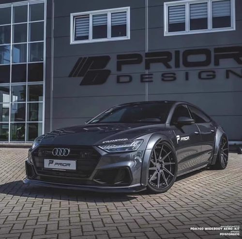 Prior Design PDA700 奥迪A7 C8 改装宽体大包围 轮眉 前唇叶子板
