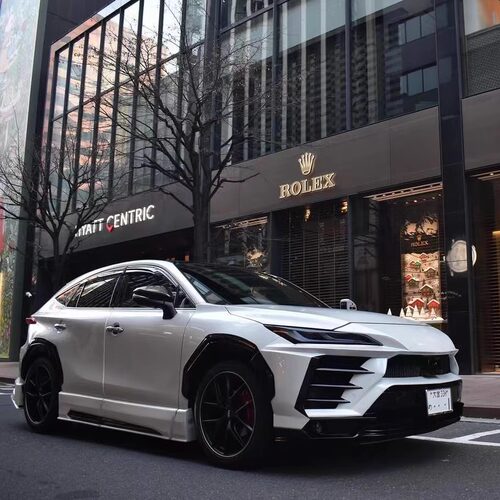 80系 HARRIER 凌放 威飒 运动包围 改装 URUS 前后保险杠  尾翼
