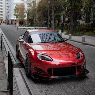 马自达 MX5 NC系大包围 改装保险杠 前杠 侧裙 后唇机盖尾翼