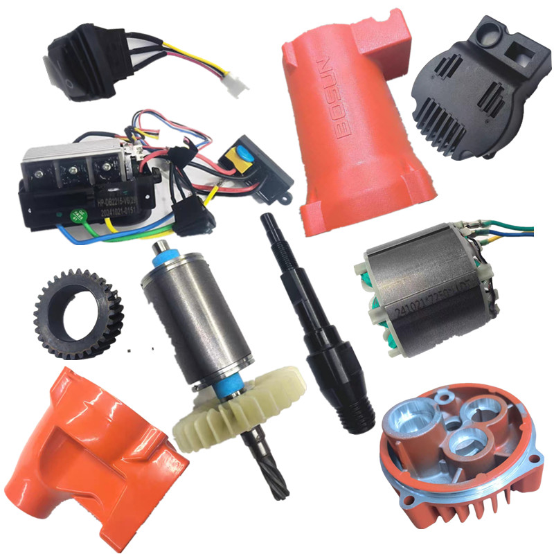 博深无刷水钻机原厂配件3511开关3512转子定子控制器主轴齿轮机壳