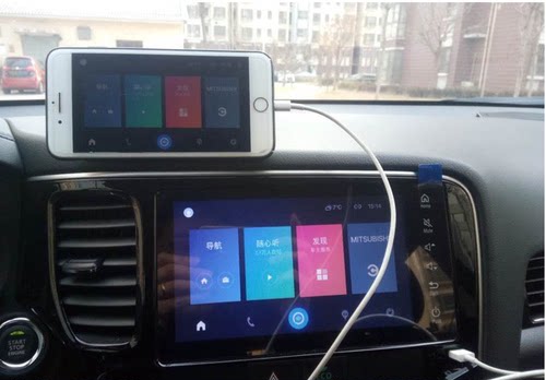 16-19广汽三菱欧蓝德 系统升级1.7.0版或2.6.0 连carlife安卓互联