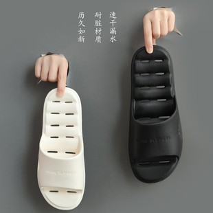 洗澡防滑浴室防臭凉拖鞋 漏水拖鞋 男士 女夏季 室内软底家居家用托鞋