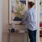 Iversen油画艺术卧室客厅装 北欧丹麦设计Sofie Rebecca 饰中古风