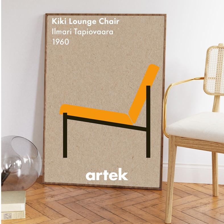 Artek Icon系列经典椅子设计创意家居装饰画芯复古艺术侘寂卧室