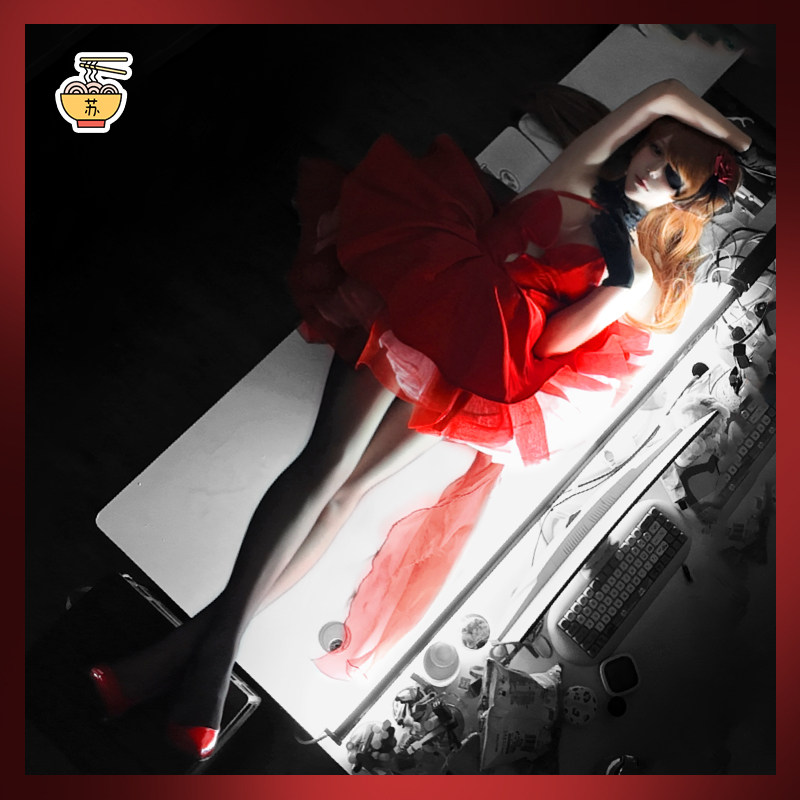 现货！nikkeEVA联动明日香COS服