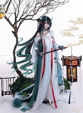 明日方舟夕青玉砚cosplay皮肤