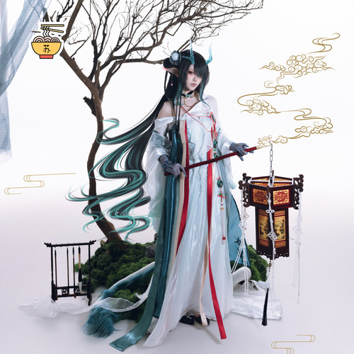 明日方舟夕青玉砚cosplay皮肤