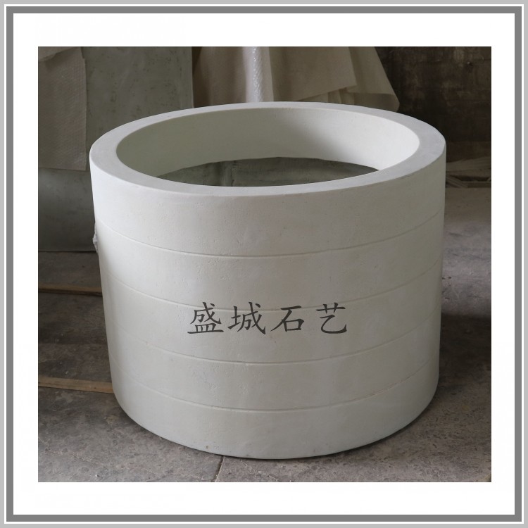 砂岩花盆欧式花钵艺术浮雕电视背砂岩雕刻