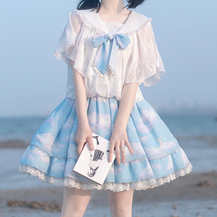 【现货B品微瑕】告白气球家贝可爱Lolita jk内搭女夏季内衬洛丽塔
