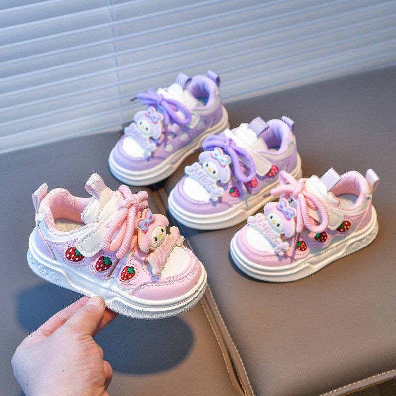 2025春季新款运动鞋皮面可爱女孩草莓卡通防滑超软女童板鞋公主鞋,童鞋/婴儿鞋/亲子鞋,板鞋,淘宝优惠券,粉丝福利购,淘宝优惠卷