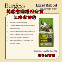 【兔子林】英国burgess布格斯成兔粮1