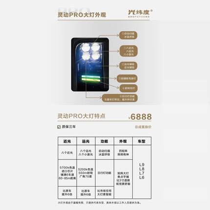 理想大灯升级灵动max大灯