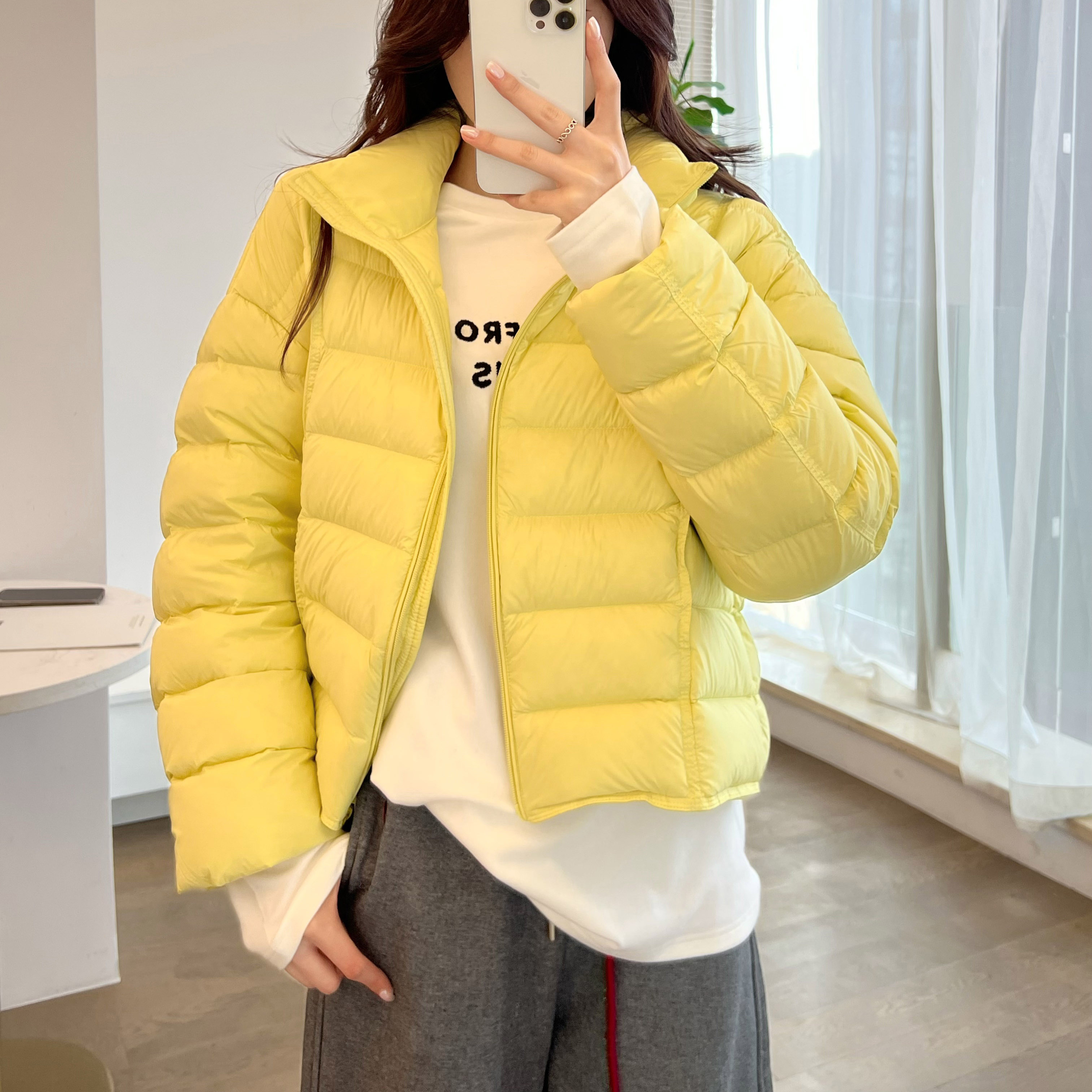 巨好看泡芙云排骨立领羽绒服