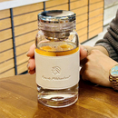 水杯高硼硅玻璃杯耐高温女高颜值杯子 高级感轻奢泡茶杯2025新款