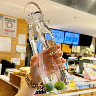 特别好看的喝水杯子刻度2025新款高颜值吸管杯高硼硅玻璃杯耐高温
