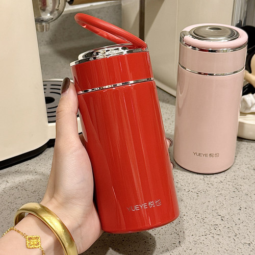 便携小巧316不锈钢保温杯外带