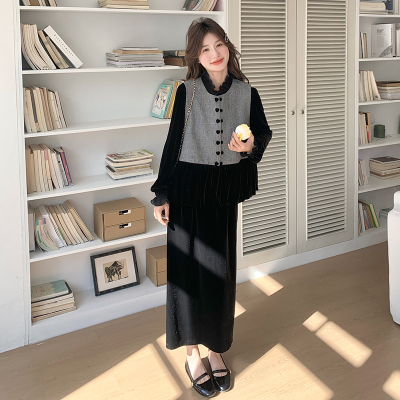 春装有大货连衣裙三件套2C153-3359-P170K258,女装连衣裙,2C153