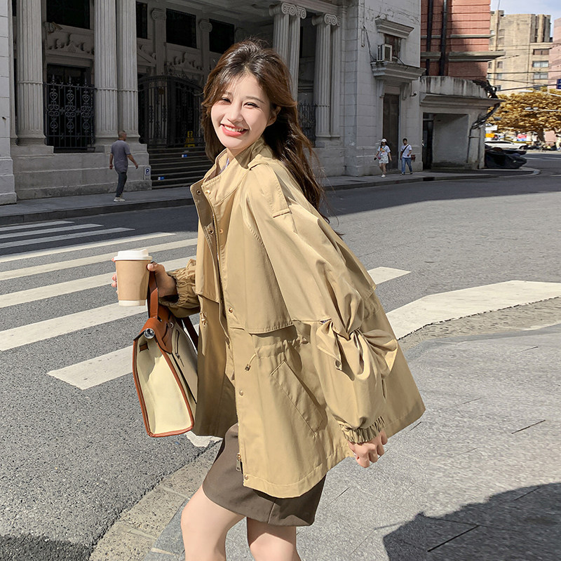 春装大货立领风衣外套秋新款931-P145K198,女装风衣,2C153