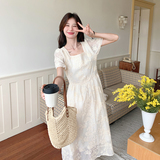 ~蕾丝刺绣连衣裙6628-P125K188，女装连衣裙，2C153