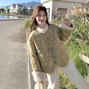 新款 立领新中式90绒羽绒服外套2C153-3325-P300K458图片