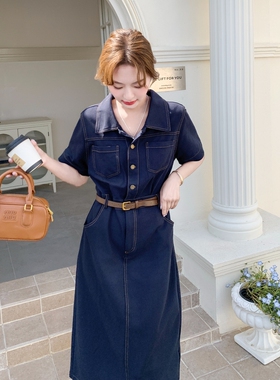 现货 夏季连衣裙配腰带2C153-2507-P155K238