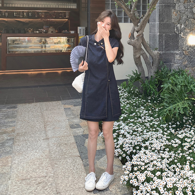 ~新款软牛仔风两件套套装上衣+短裤2502-P145K198,女装套装/套裙,2C153