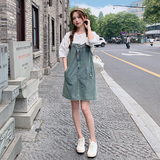 ~新款背带裙两件套2392-P105K158，女装连衣裙，2C153