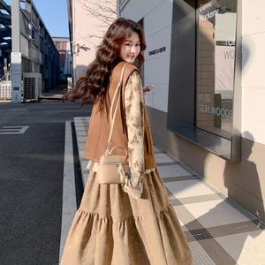 春装新款 套装三件套连衣裙2C153-8929-P195K318图片
